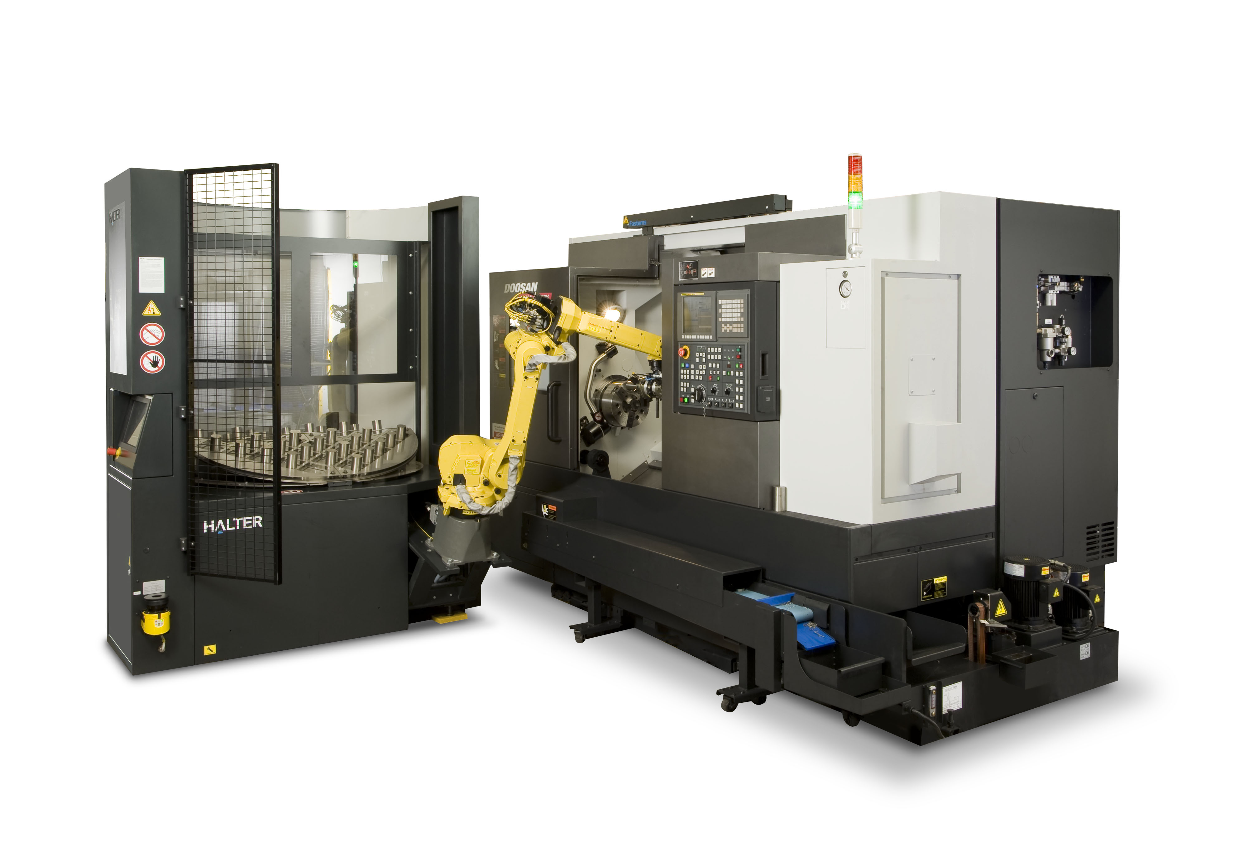 CNC Machine Loading Solutions & Automation Robots Halter CNC Automation